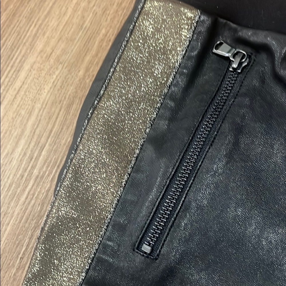 Pam & Gela Black leather pant - Picture 5 of 7